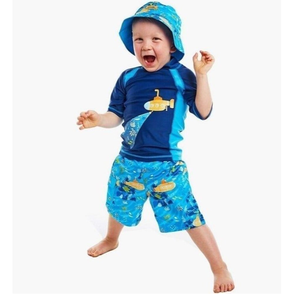 Kids swimwear swimsuits set UV SKINZ UPF 50+ Boy+ sun protection + Submarine